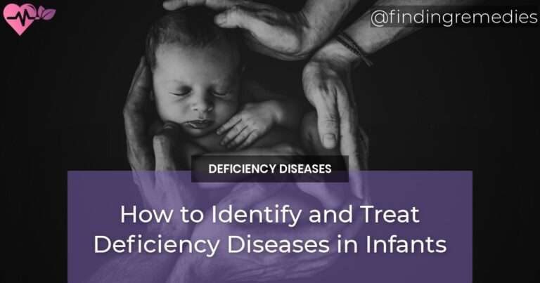 How to Identify and Treat Deficiency Diseases in Infants