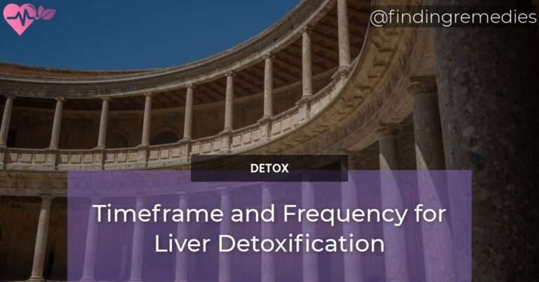 Timeframe and Frequency for Liver Detoxification