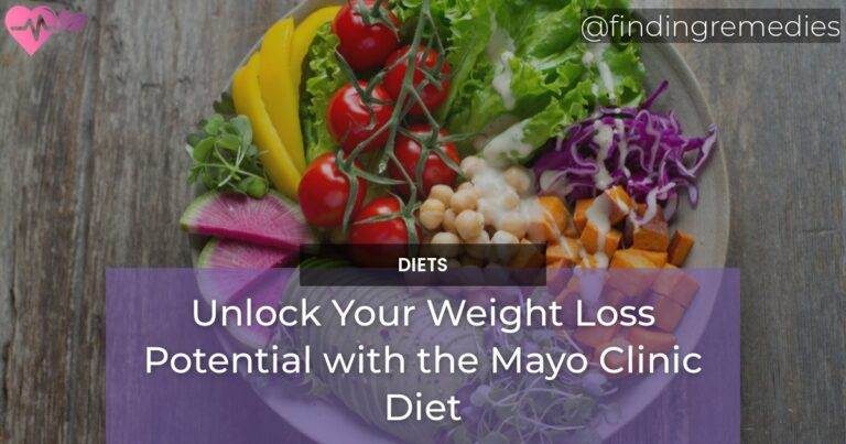 Unlock Your Weight Loss Potential with the Mayo Clinic Diet