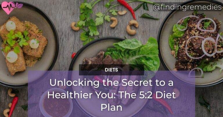 Unlocking the Secret to a Healthier You The 52 Diet Plan