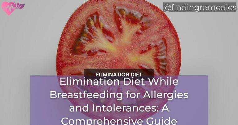 elimination diet while breastfeeding for allergies