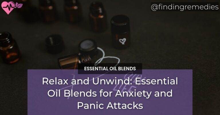 Essential Oil Blends for Anxiety and Panic Attacks