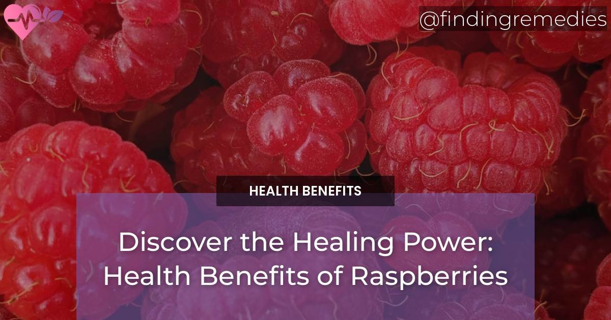 Healtheries Raspberry Discover the Healing Power: Health Benefits of Raspberries