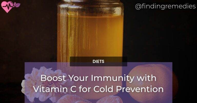 Boost Your Immunity with Vitamin C for Cold Prevention