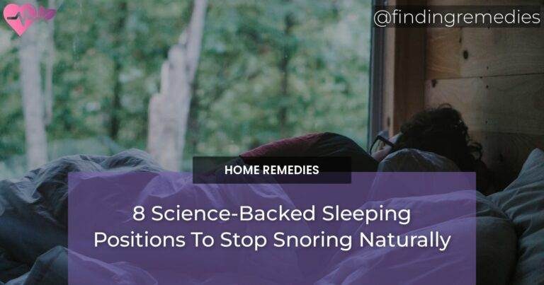 8 Science-Backed Sleeping Positions To Stop Snoring Naturally