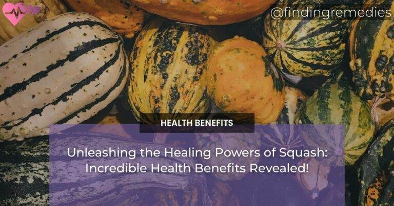 Unleashing the Healing Powers of Squash: Incredible Health Benefits Revealed!