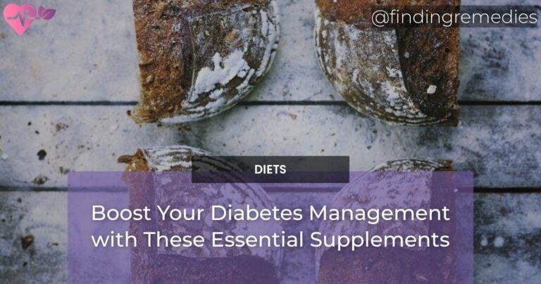 Boost Your Diabetes Management with These Essential Supplements