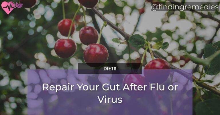 Repair Your Gut After Flu or Virus