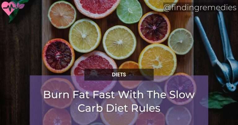 Burn Fat Fast With The Slow Carb Diet Rules