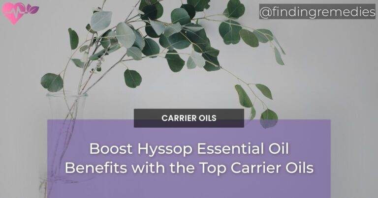 Boost Hyssop Essential Oil Benefits with the Top Carrier Oils