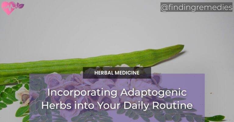 Incorporating Adaptogenic Herbs into Your Daily Routine