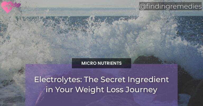 Electrolytes: The Secret Ingredient in Your Weight Loss Journey