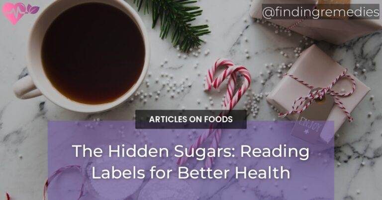 The Hidden Sugars: Reading Labels for Better Health