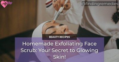 Homemade Exfoliating Face Scrub: Your Secret to Glowing Skin!