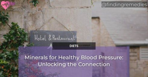 Minerals for Healthy Blood Pressure: Unlocking the Connection