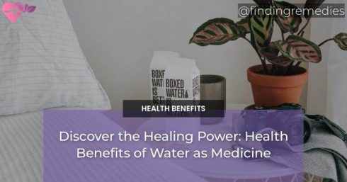 Discover the Healing Power: Health Benefits of Water as Medicine